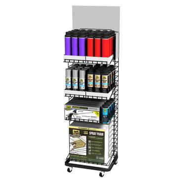 adhesives display rack 